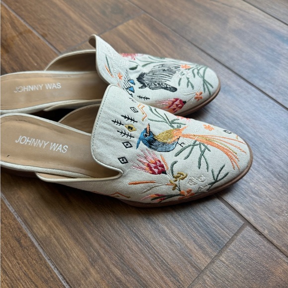 Johnny was embroidered mule - Picture 2 of 6